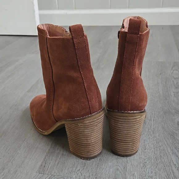 Seychelles Women's Ankle Boots, Pointed Toe, Brown Suede, Size 9 - Picture 5 of 10